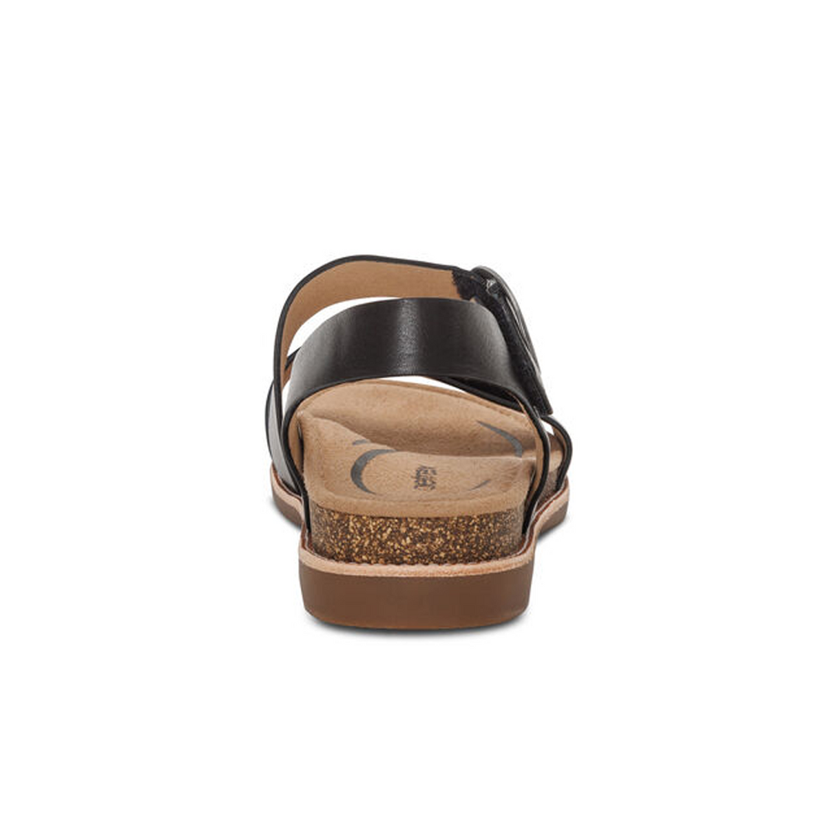 Aetrex Tamara Backstrap Sandal (Women) - Black Sandal - Backstrap - The Heel Shoe Fitters