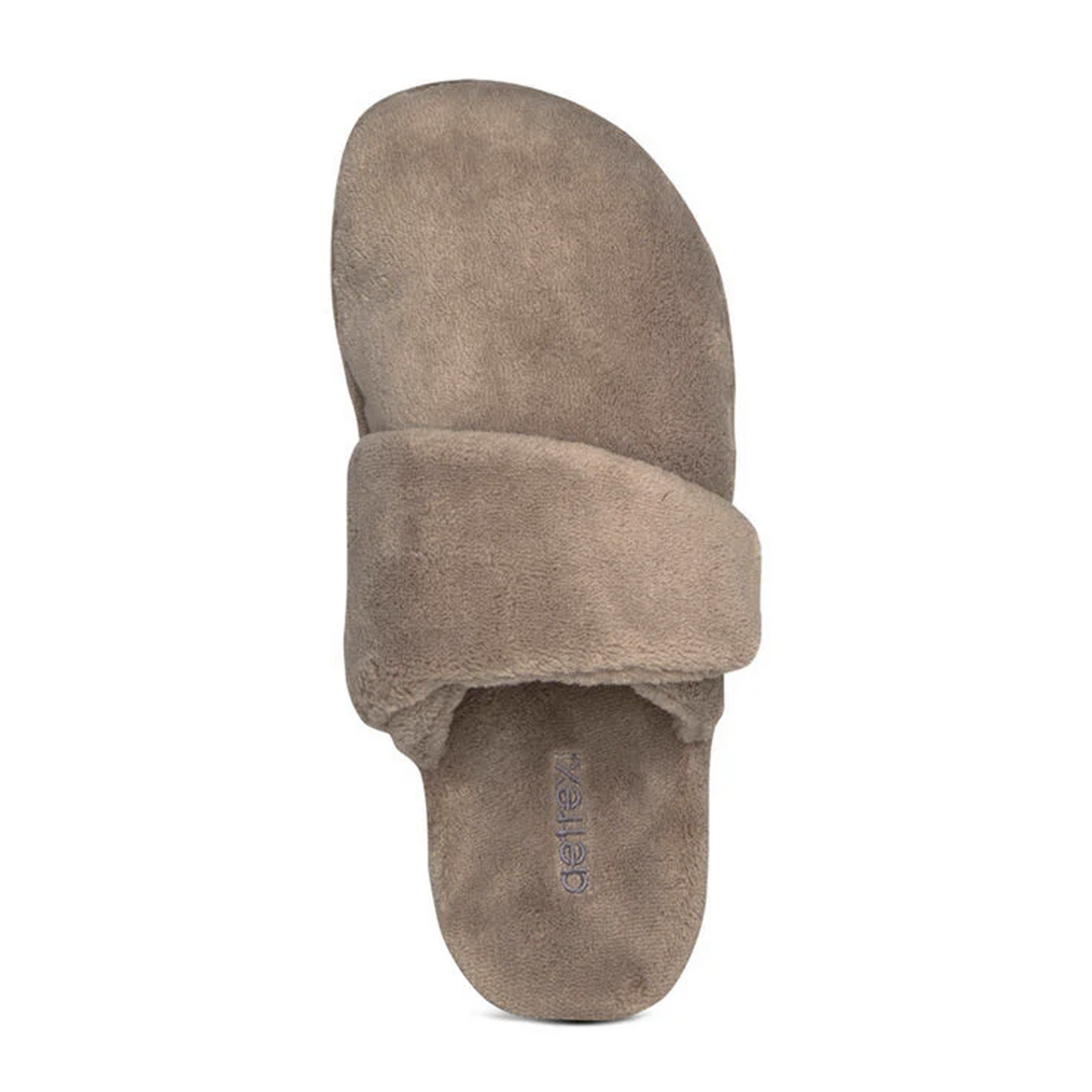 Aetrex Mandy Slipper (Women) - Coffee Dress-Casual - Slipper - The Heel Shoe Fitters