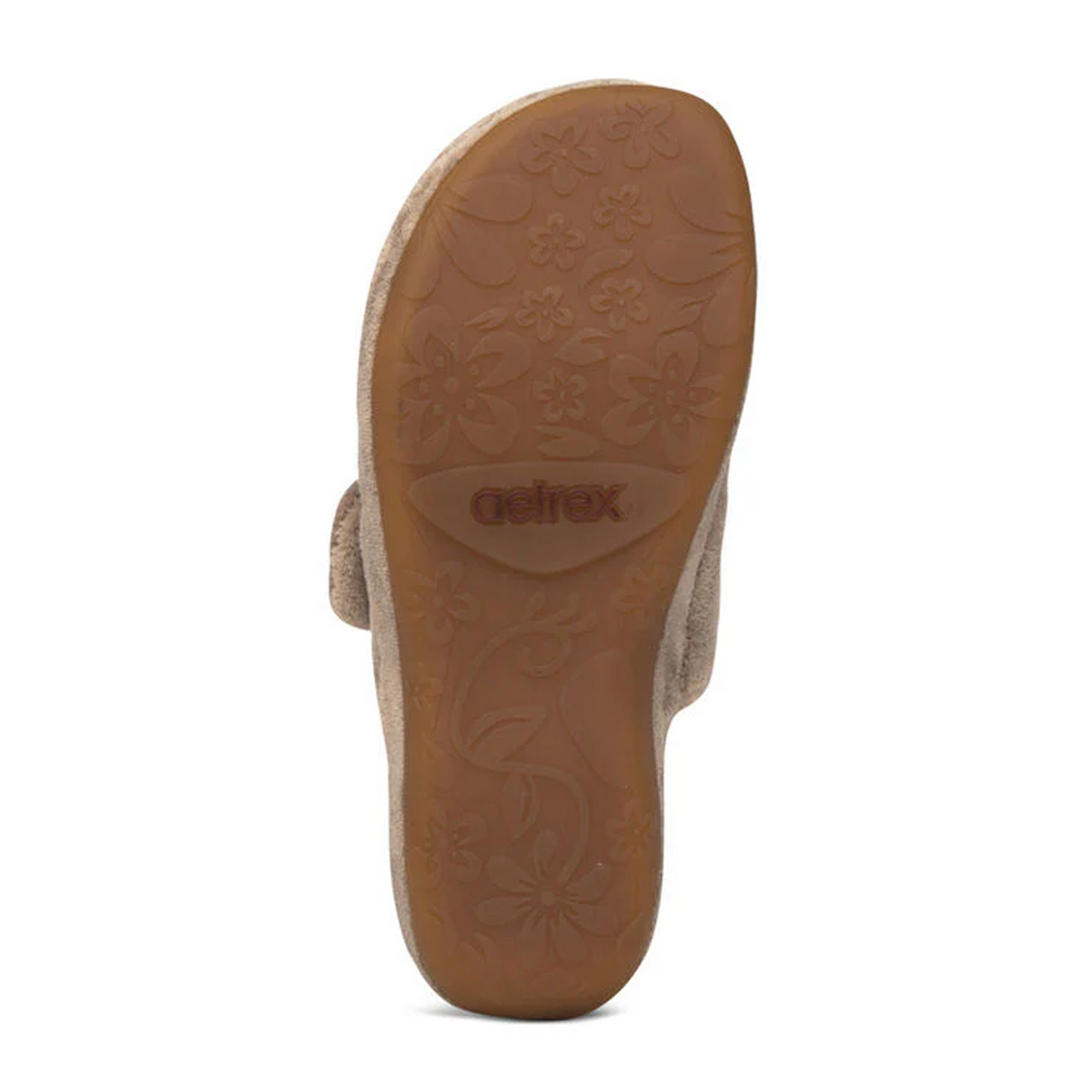 Aetrex Mandy Slipper (Women) - Coffee Dress-Casual - Slipper - The Heel Shoe Fitters