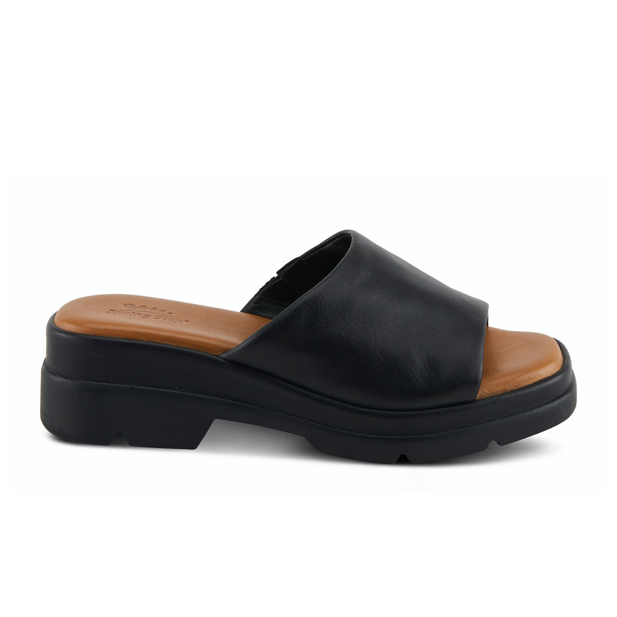 Spring Step FireIsland Slide Sandal (Women) - Black Sandal - Backstrap - The Heel Shoe Fitters