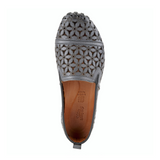 Spring Step Flowerflow Slip On (Women) - Charcoal Dress-Casual - Flats - The Heel Shoe Fitters