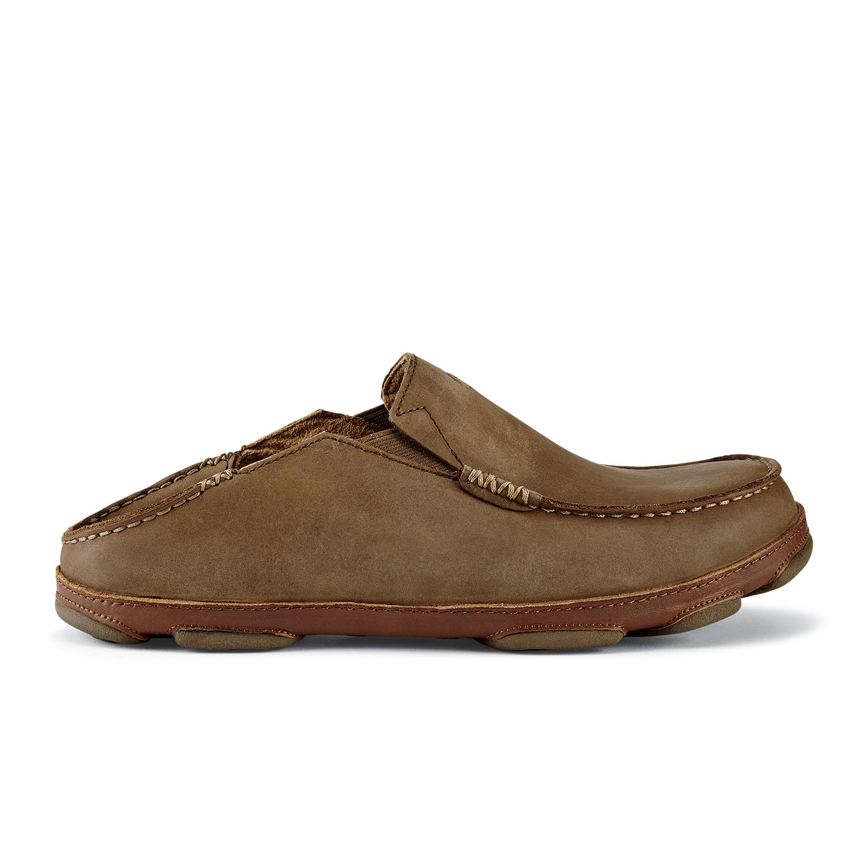 OluKai Moloa Slip On (Men) - Ray/Toffee Dress-Casual - Slip On - The Heel Shoe Fitters