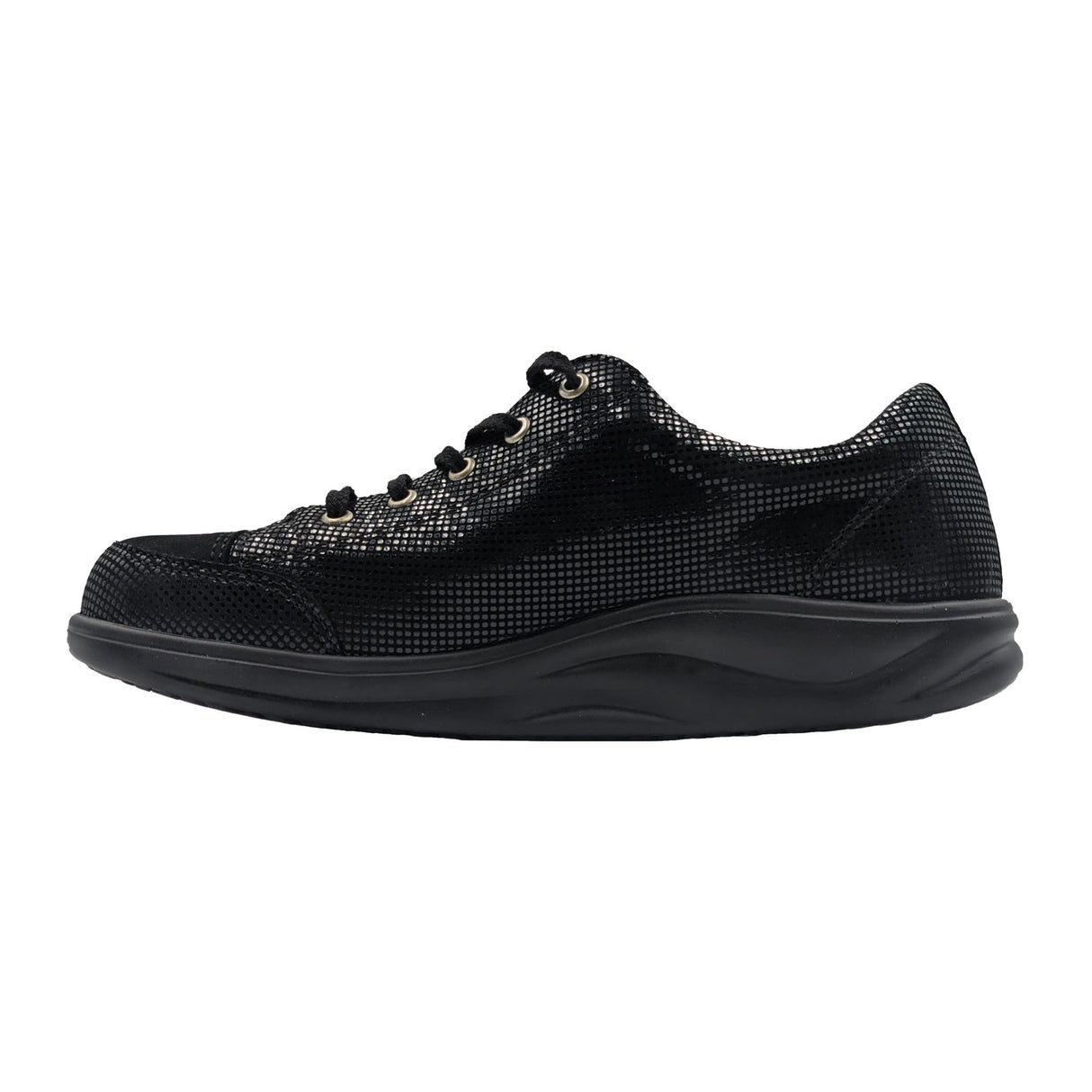 Finn Comfort Ikebukuro Lace Up (Women) - Black Multi Dress-Casual - Lace Ups - The Heel Shoe Fitters