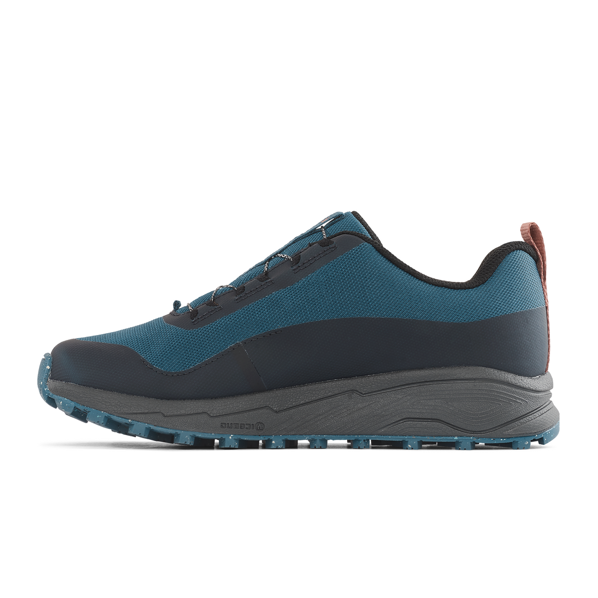 Icebug Haze RB9X GTX Running Shoe (Men) - Petroleum/Chestnut Athletic - Running - Trail - The Heel Shoe Fitters