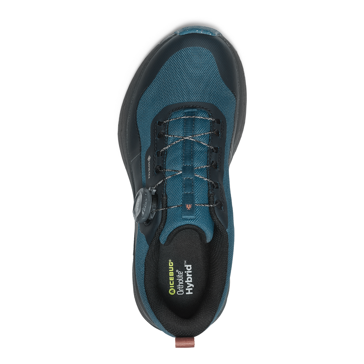 Icebug Haze RB9X GTX Running Shoe (Men) - Petroleum/Chestnut Athletic - Running - Trail - The Heel Shoe Fitters
