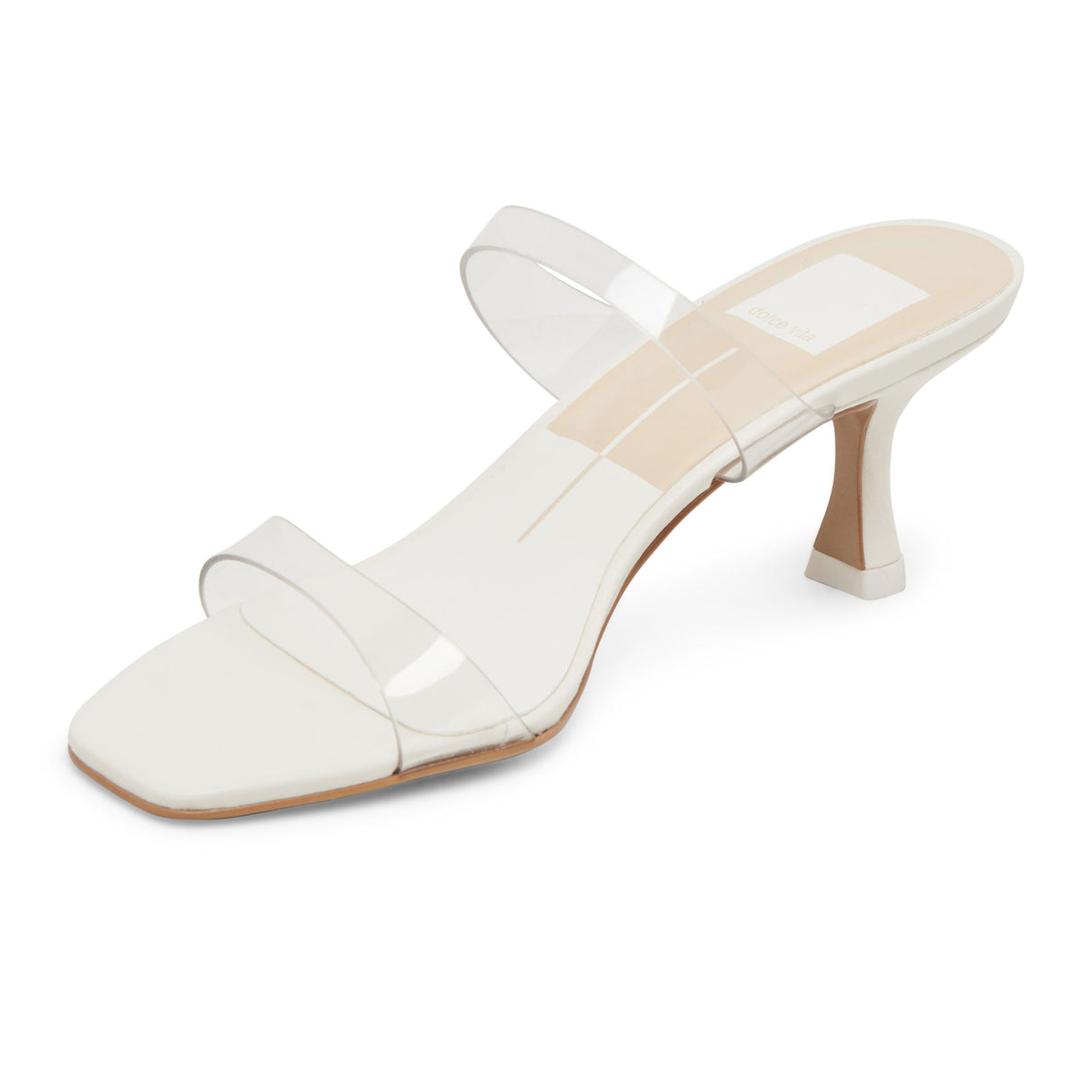 Dolce Vita Genora Heeled Sandal (Women) - Crystal Vinyl Sandal - Heel/Wedge - The Heel Shoe Fitters