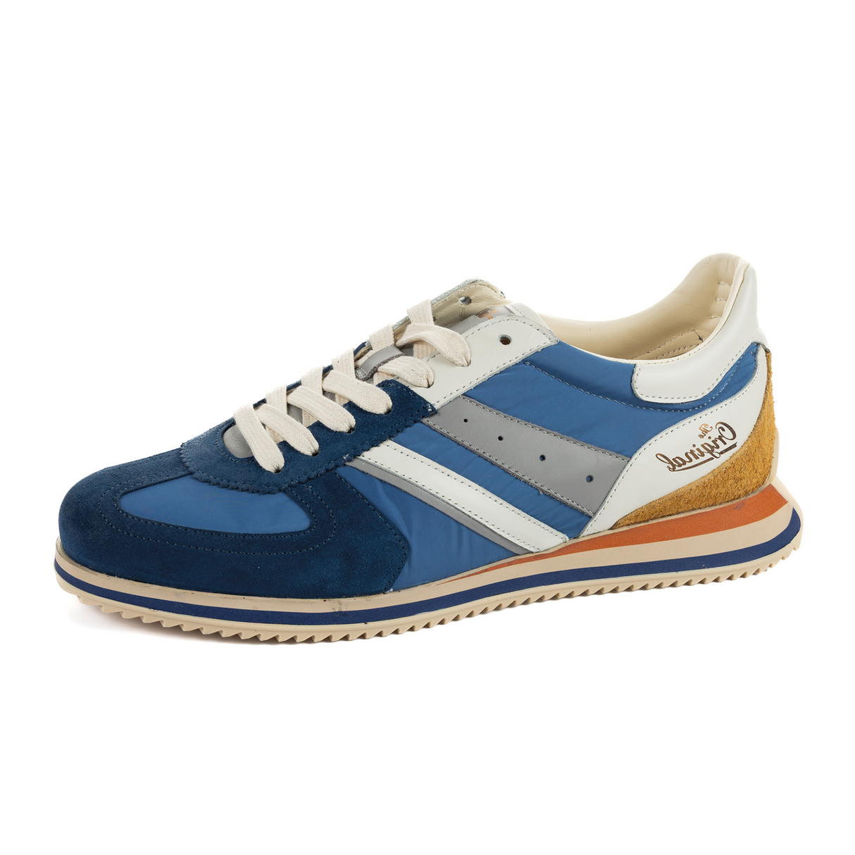 Kamo-Gutsu GIRO 005 Low Sneaker (Men) - Blu Combi