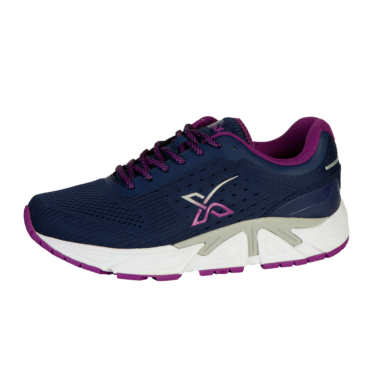 Xelero Genesis II Walking Shoe (Women) - Navy/Amethyst Athletic - Running - Motion Control - The Heel Shoe Fitters