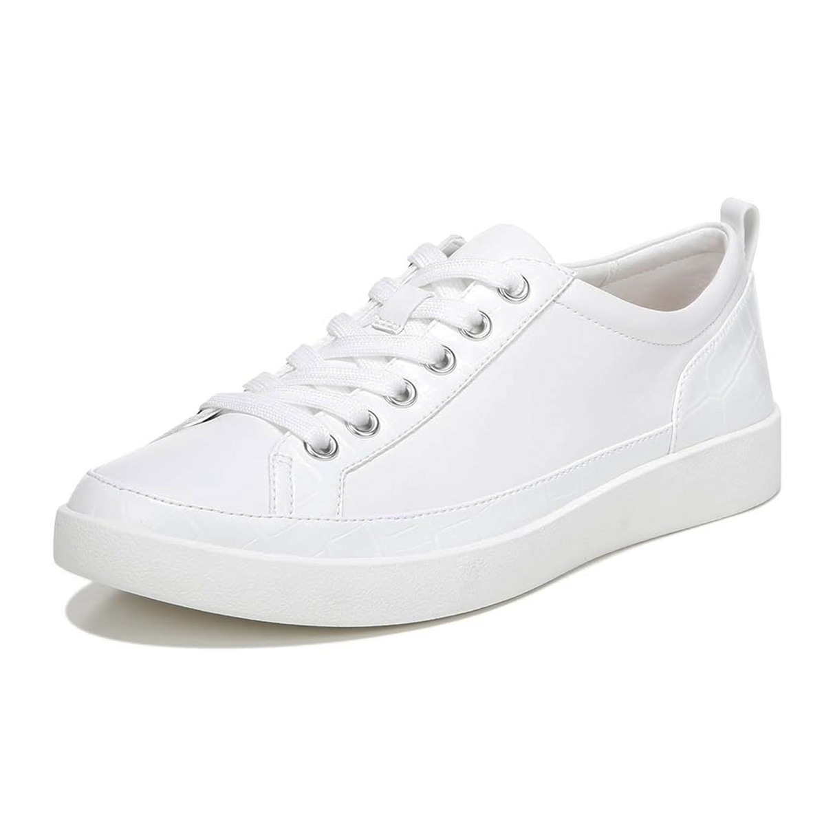 Vionic Winny Sneaker (Women) - White Nappa Athletic - Casual - Lace Up - The Heel Shoe Fitters