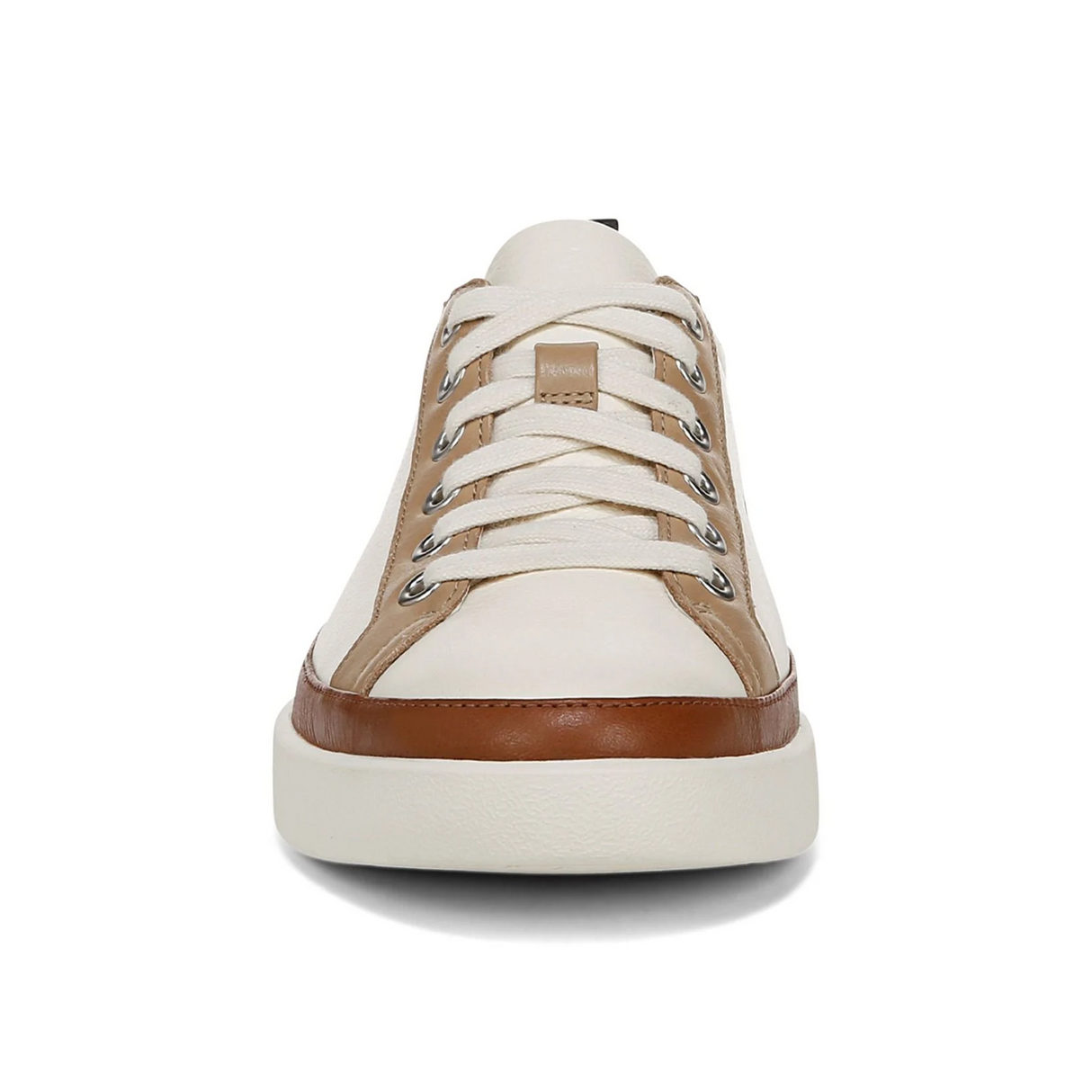 Vionic Winny Sneaker (Women) - Ivory/Black Tumbled Leather Athletic - Casual - Lace Up - The Heel Shoe Fitters