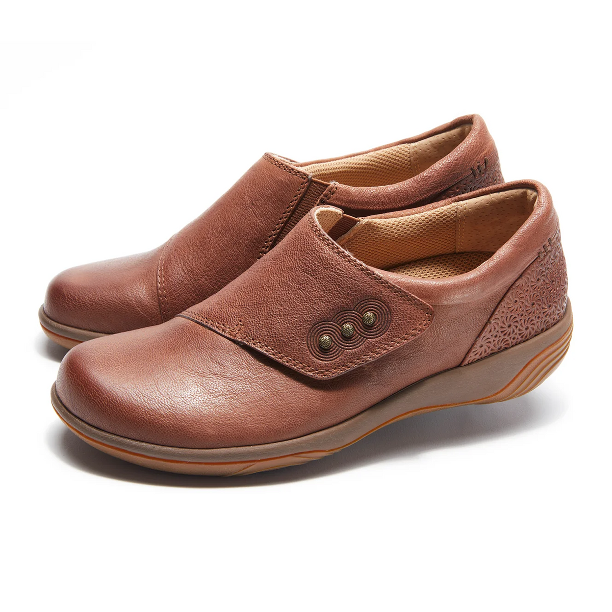 Halsa Anna Slip On (Women) - Dark Brown Dress-Casual - Slip On - The Heel Shoe Fitters