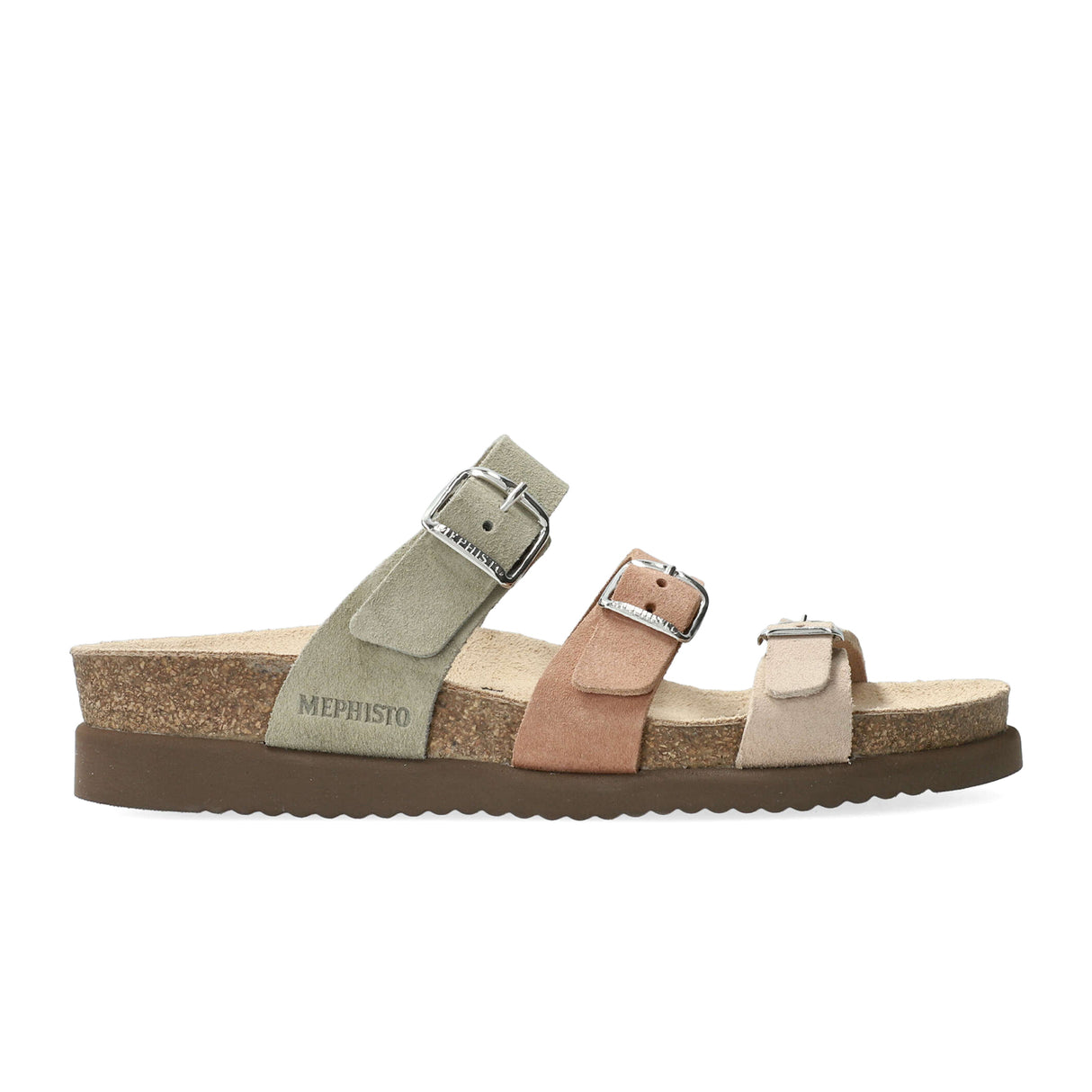 Mephisto Hyacinta Slide Sandal (Women) - Light Sand/Khaki Sandal - Slide - The Heel Shoe Fitters