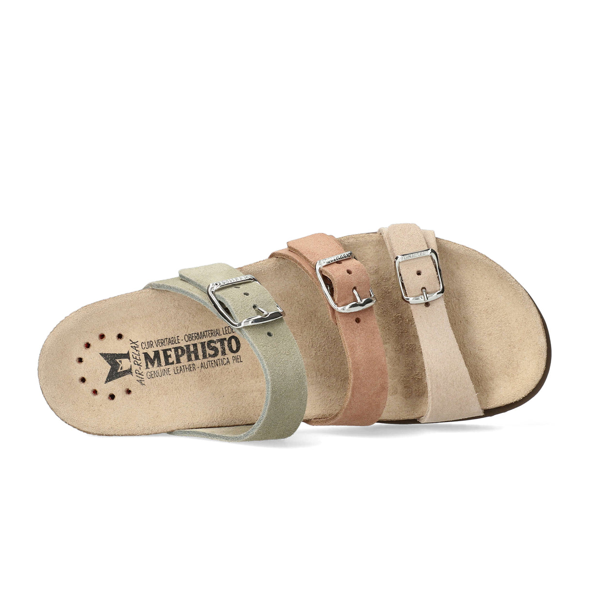 Mephisto Hyacinta Slide Sandal (Women) - Light Sand/Khaki Sandal - Slide - The Heel Shoe Fitters