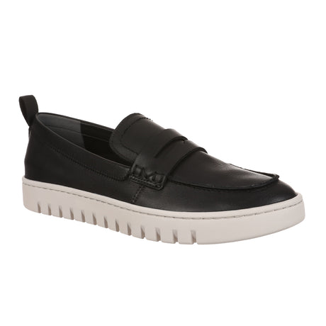 Vionic Uptown (Women) - Black Leather Athletic - Casual - Slip On - The Heel Shoe Fitters