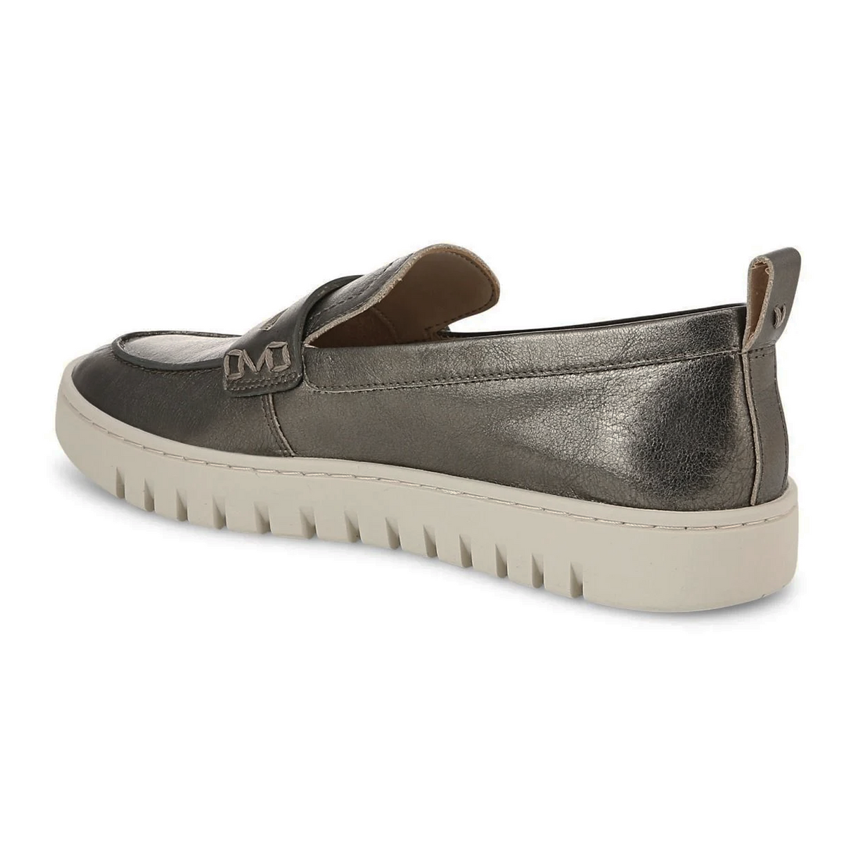 Vionic Uptown Loafer (Women) - Gunmetal Metallic Dress-Casual - Loafers - The Heel Shoe Fitters