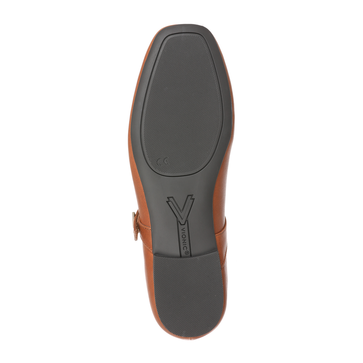 Vionic Alameda Mary Jane Flat (Women) - Tan Leather Dress-Casual - Flat - The Heel Shoe Fitters