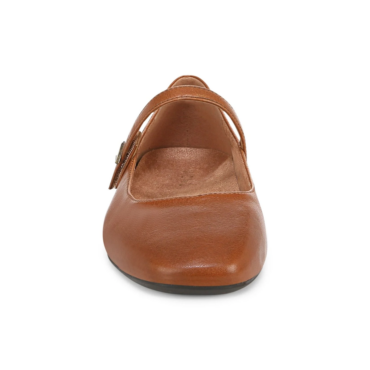 Vionic Alameda Mary Jane Flat (Women) - Tan Leather Dress-Casual - Flat - The Heel Shoe Fitters