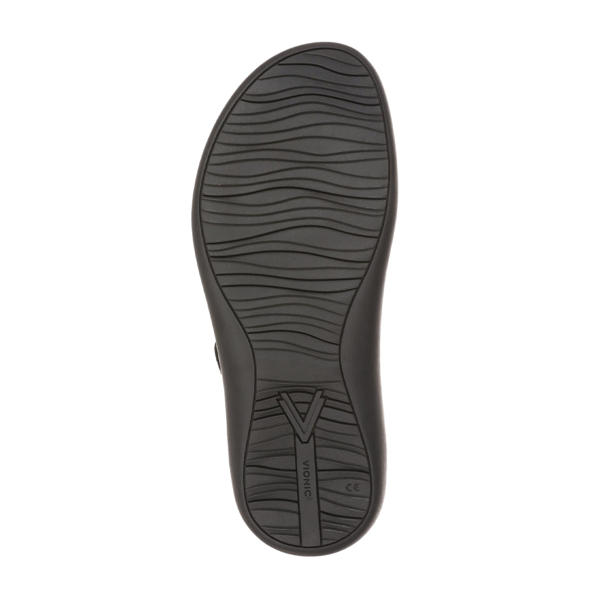 Vionic Activate Sandal (Women) - Black Suede Sandal - Thong - The Heel Shoe Fitters