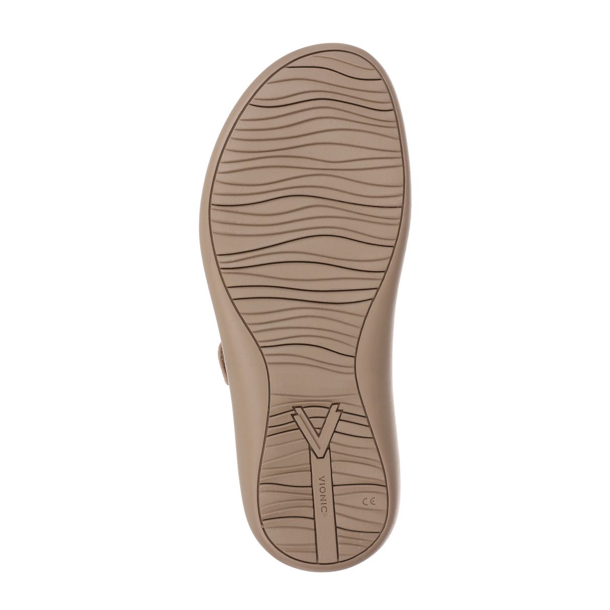 Vionic Activate Sandal (Women) - Taupe Suede Sandal - Thong - The Heel Shoe Fitters