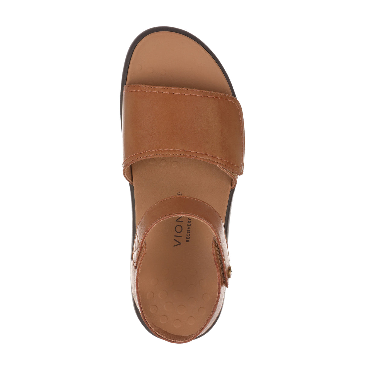 Vionic Awaken Backstrap Sandal (Women) - Brown Leather Sandal - Backstrap - The Heel Shoe Fitters