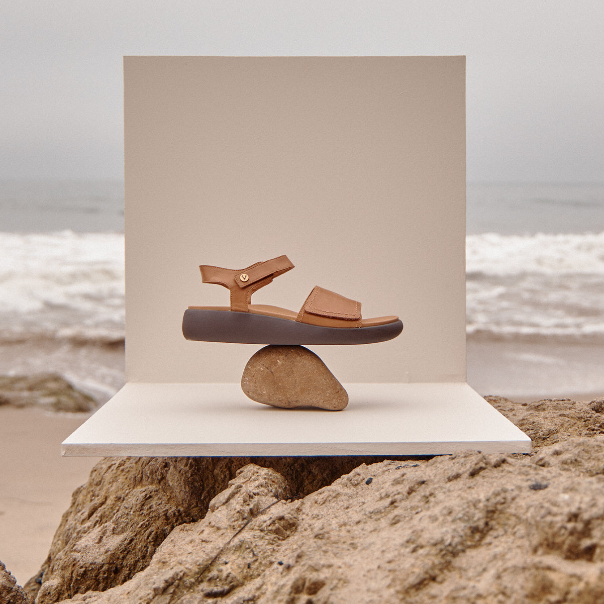 Vionic Awaken Backstrap Sandal (Women) - Brown Leather Sandal - Backstrap - The Heel Shoe Fitters