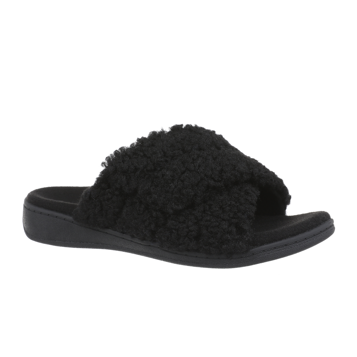 Vionic Relax II Slipper (Women) - Black Dress-Casual - Slipper - The Heel Shoe Fitters