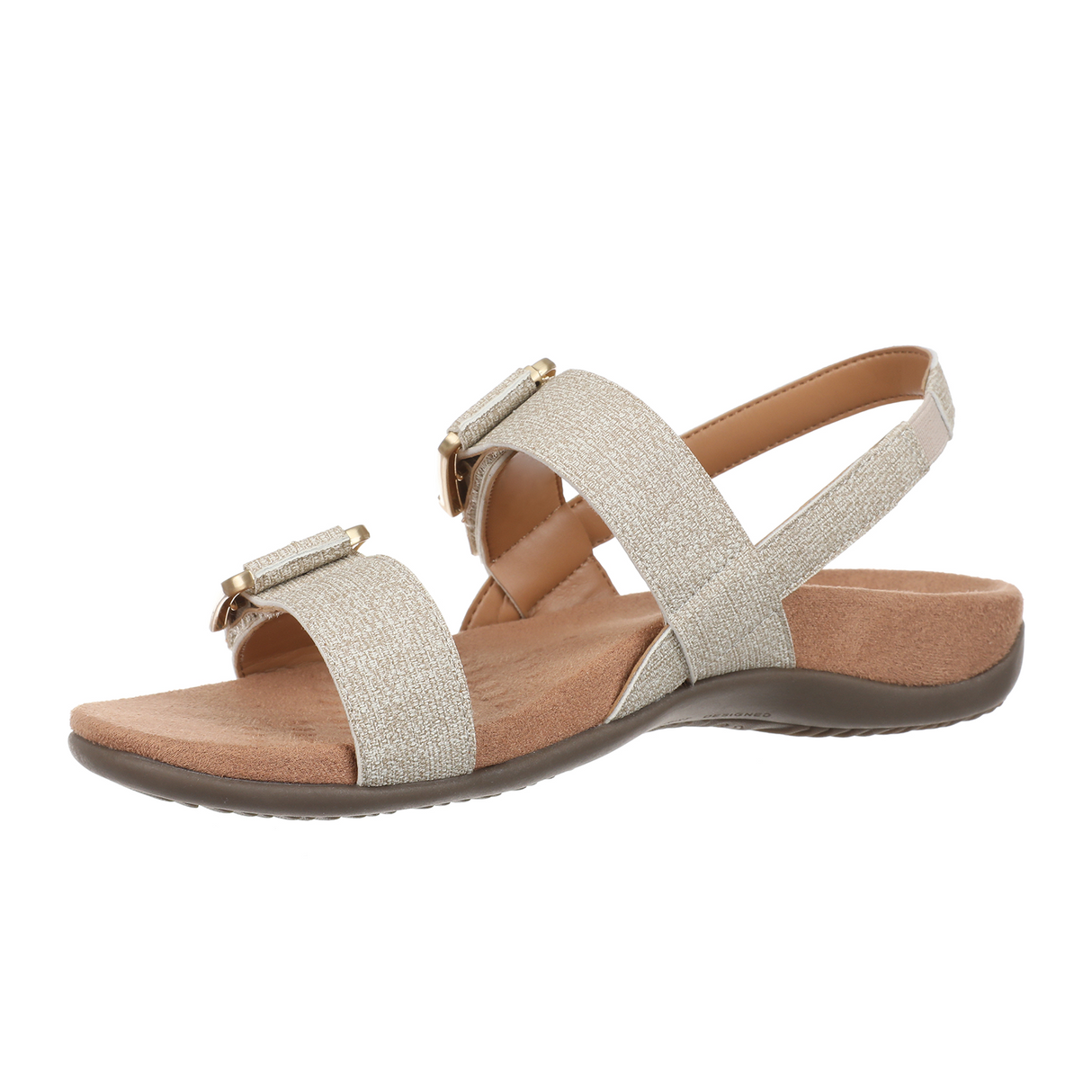 Vionic Reese Backstrap Sandal (Women) - Oatmeal Sandal - Backstrap - The Heel Shoe Fitters