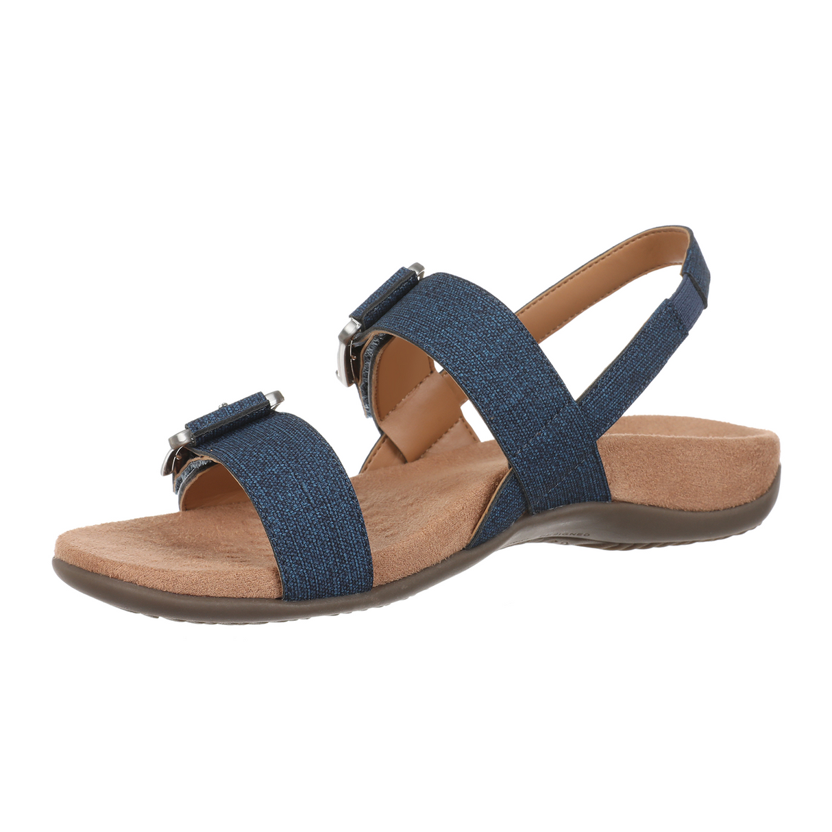 Vionic Reese Backstrap Sandal (Women) - Denim Sandal - Backstrap - The Heel Shoe Fitters