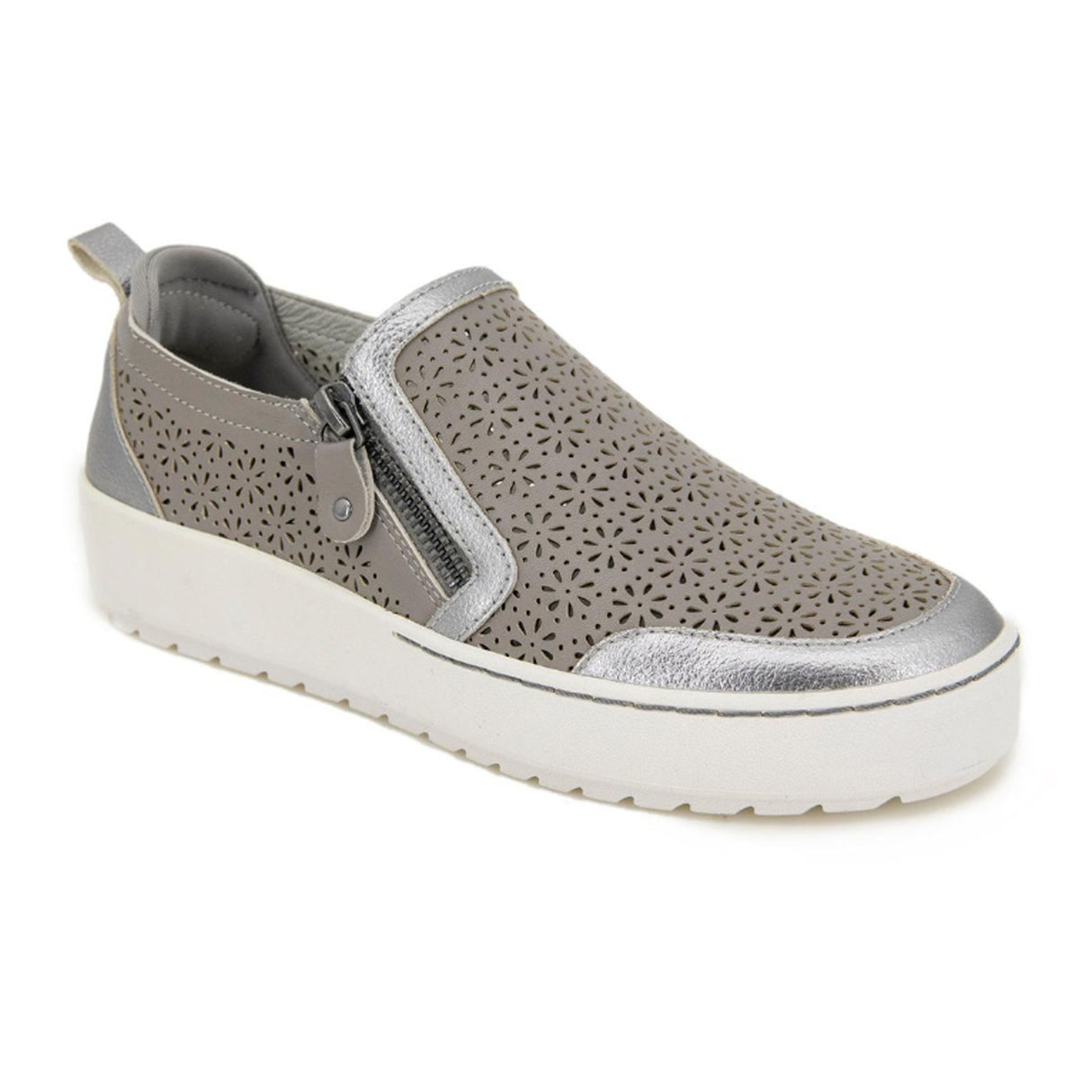 Jambu July Slip On Sneaker (Women) - Grey/Gunmetal Athletic - Casual - Lace Up - The Heel Shoe Fitters