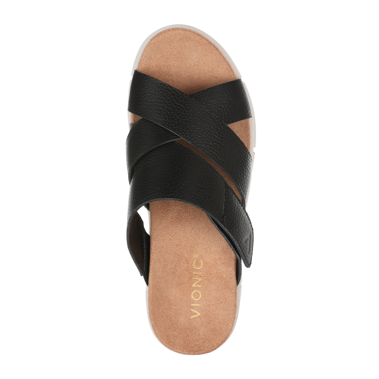 Vionic Uptown Sunset Wedge Sandal (Women) - Black Sandal - Heel/Wedge - The Heel Shoe Fitters