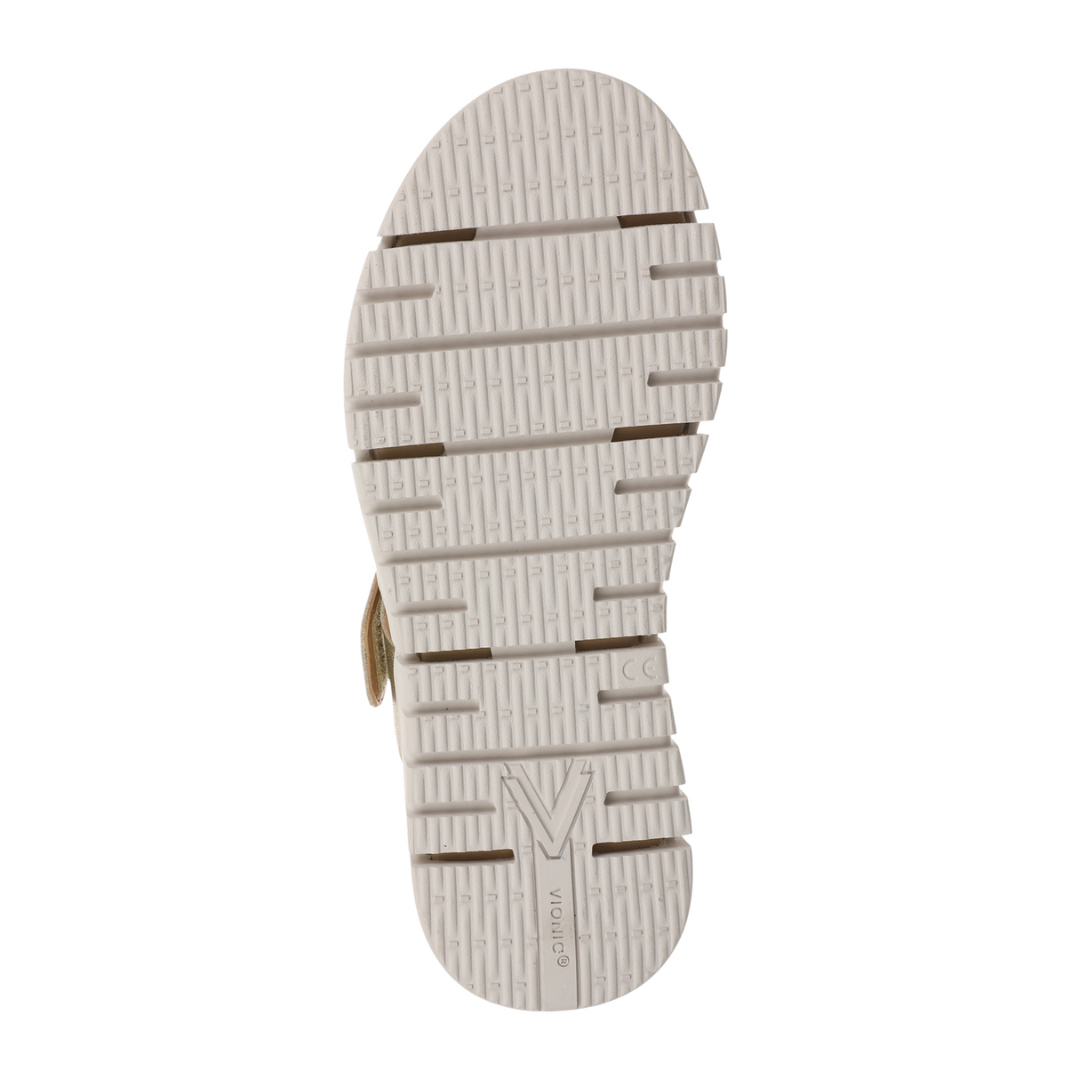 Vionic Uptown Sunset Wedge Sandal (Women) - Tan/Gold Metallic Leather Sandal - Heel/Wedge - The Heel Shoe Fitters