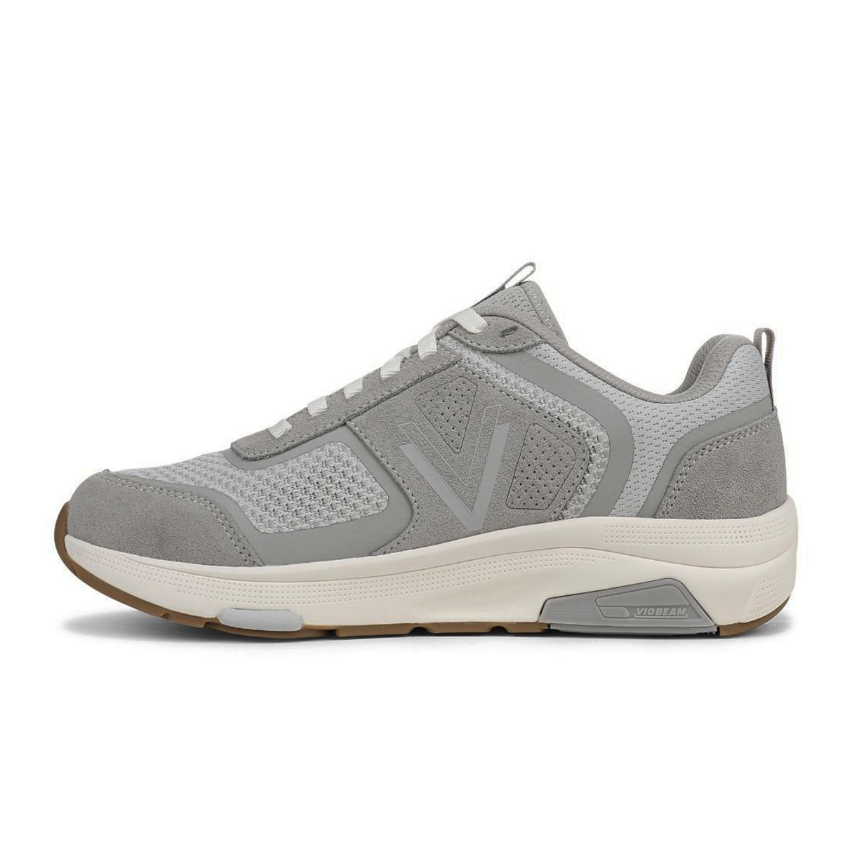Vionic Walk Strider Knit Sneaker (Women) - Paloma Grey Athletic - Casual - Lace Up - The Heel Shoe Fitters