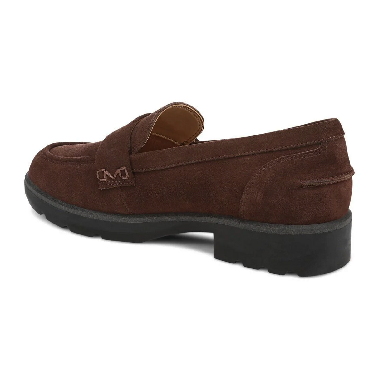 Vionic Cleo Loafer (Women) - Coffee Suede Dress-Casual - Loafers - The Heel Shoe Fitters