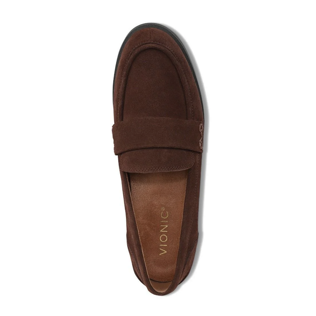 Vionic Cleo Loafer (Women) - Coffee Suede Dress-Casual - Loafers - The Heel Shoe Fitters