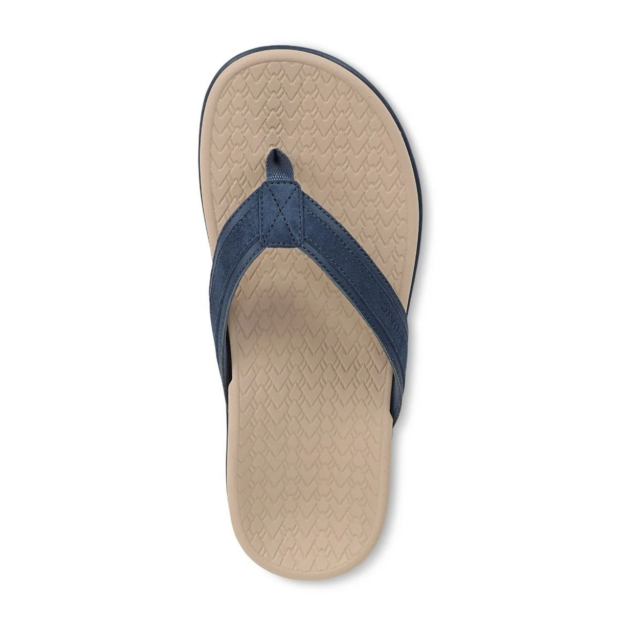 Vionic Tide 2.0 Sandal (Women) - Dark Denim Suede Sandal - Thong - The Heel Shoe Fitters