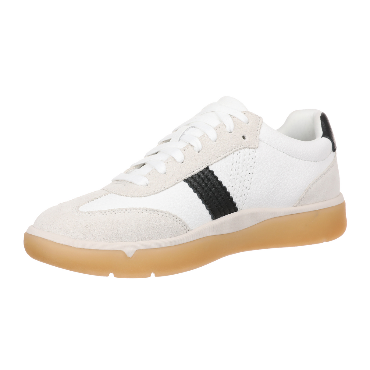 Vionic City Walk Sneaker (Women) - White/Black Leather