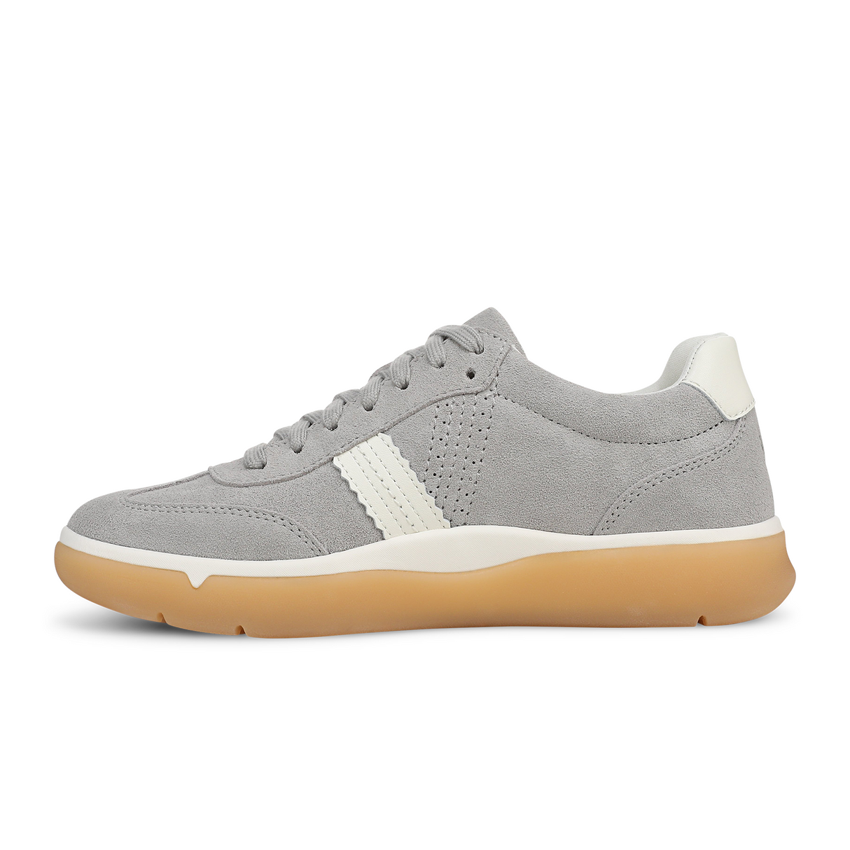 Vionic City Walk (Women) - Paloma Grey Athletic - Casual - Lace Up - The Heel Shoe Fitters