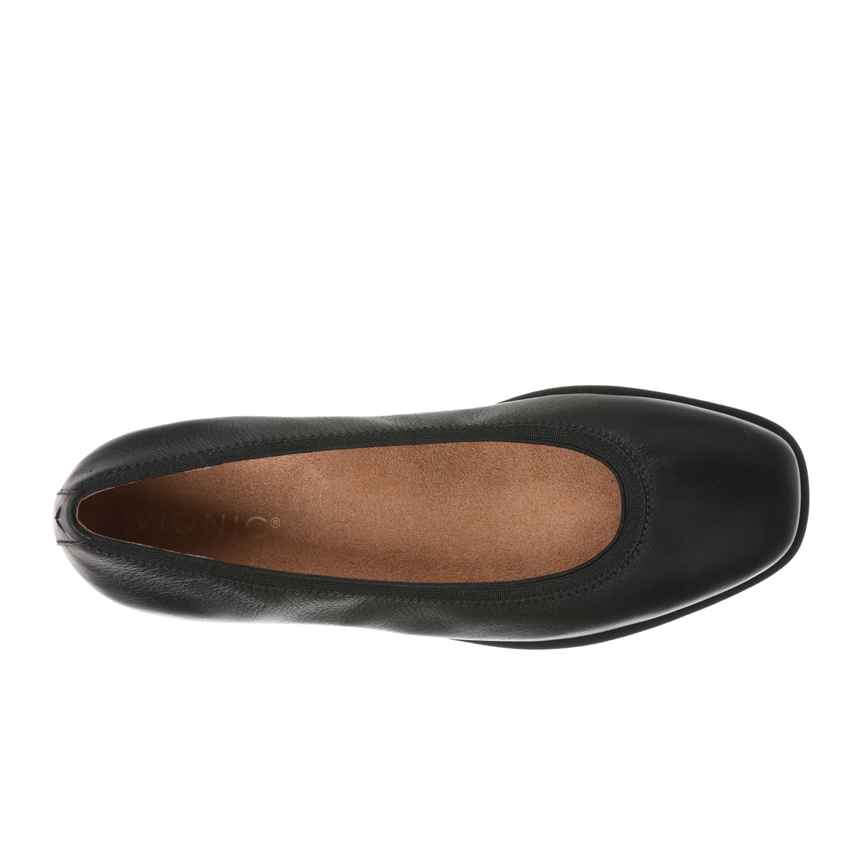 Vionic Caroll 2.0 Ballet Flat (Women) - Black Leather