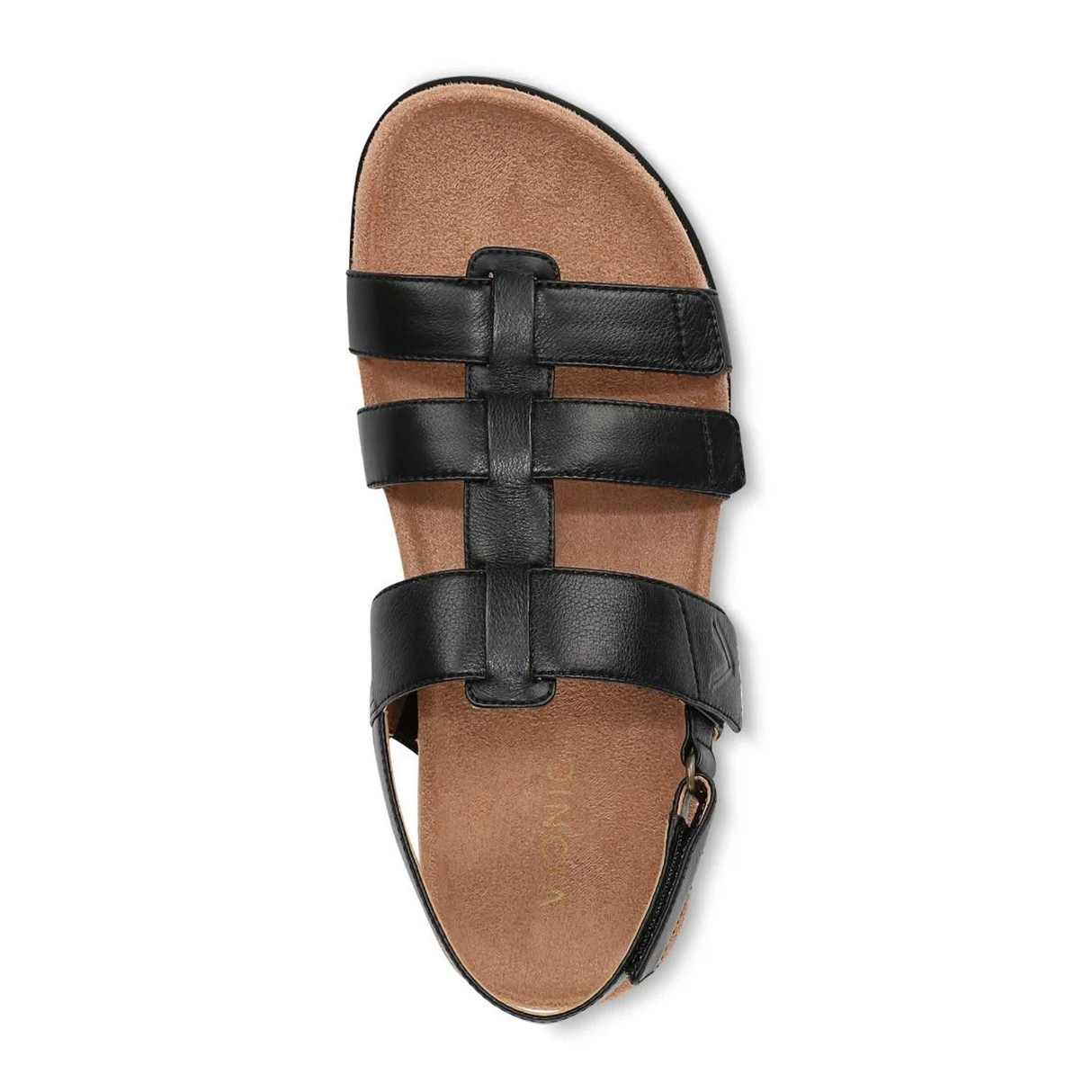 Vionic Eureka Backstrap Sandal (Women) - Black Sandal - Backstrap - The Heel Shoe Fitters