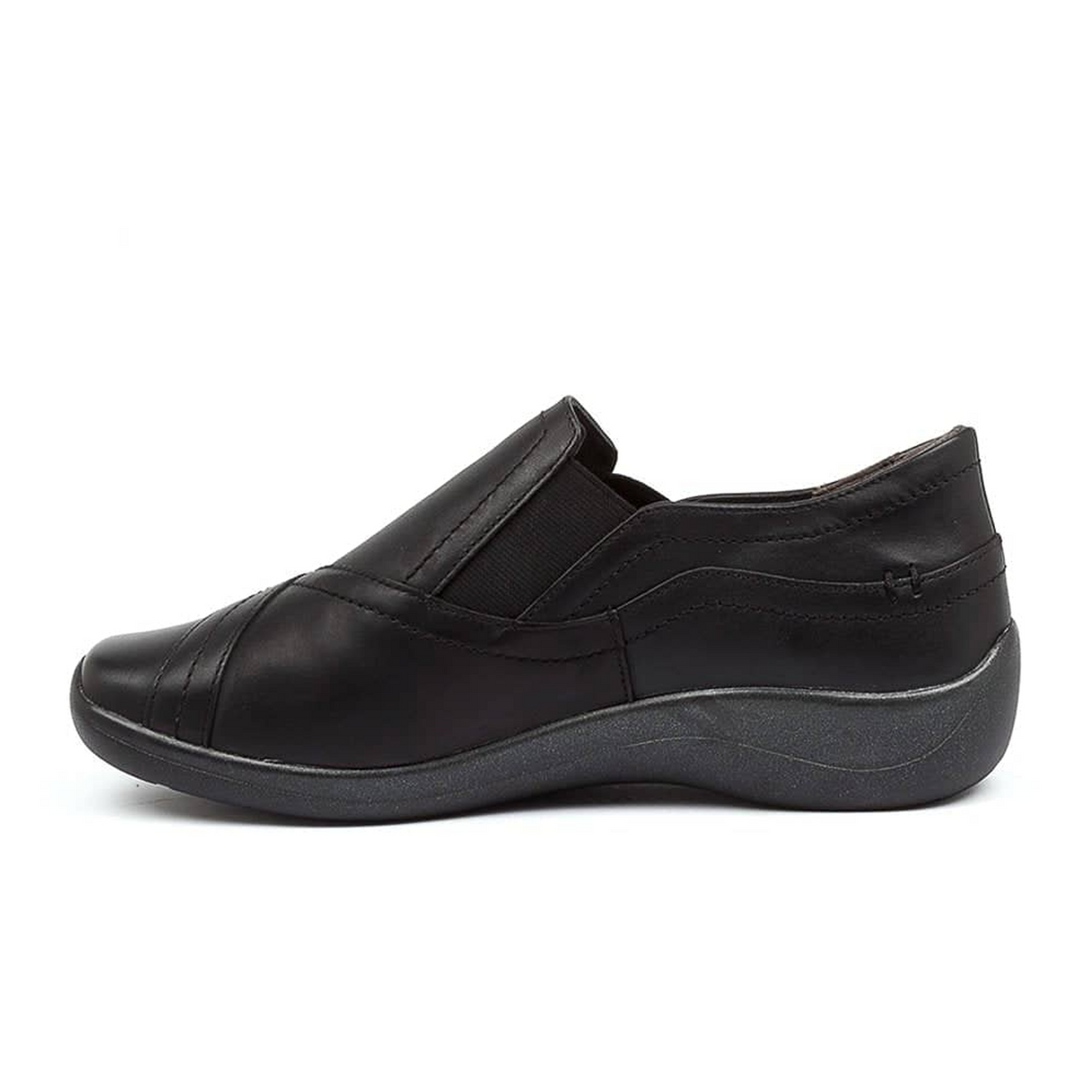 Ziera Java XF Slip On (Women) - Black Dress-Casual - Slip On - The Heel Shoe Fitters