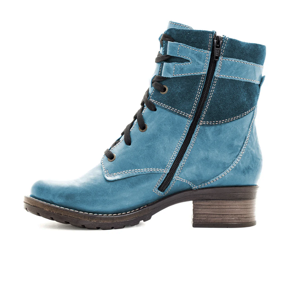 Dromedaris Kara Suede Ankle Boot (Women) - Teal Boots - Fashion - Ankle Boot - The Heel Shoe Fitters