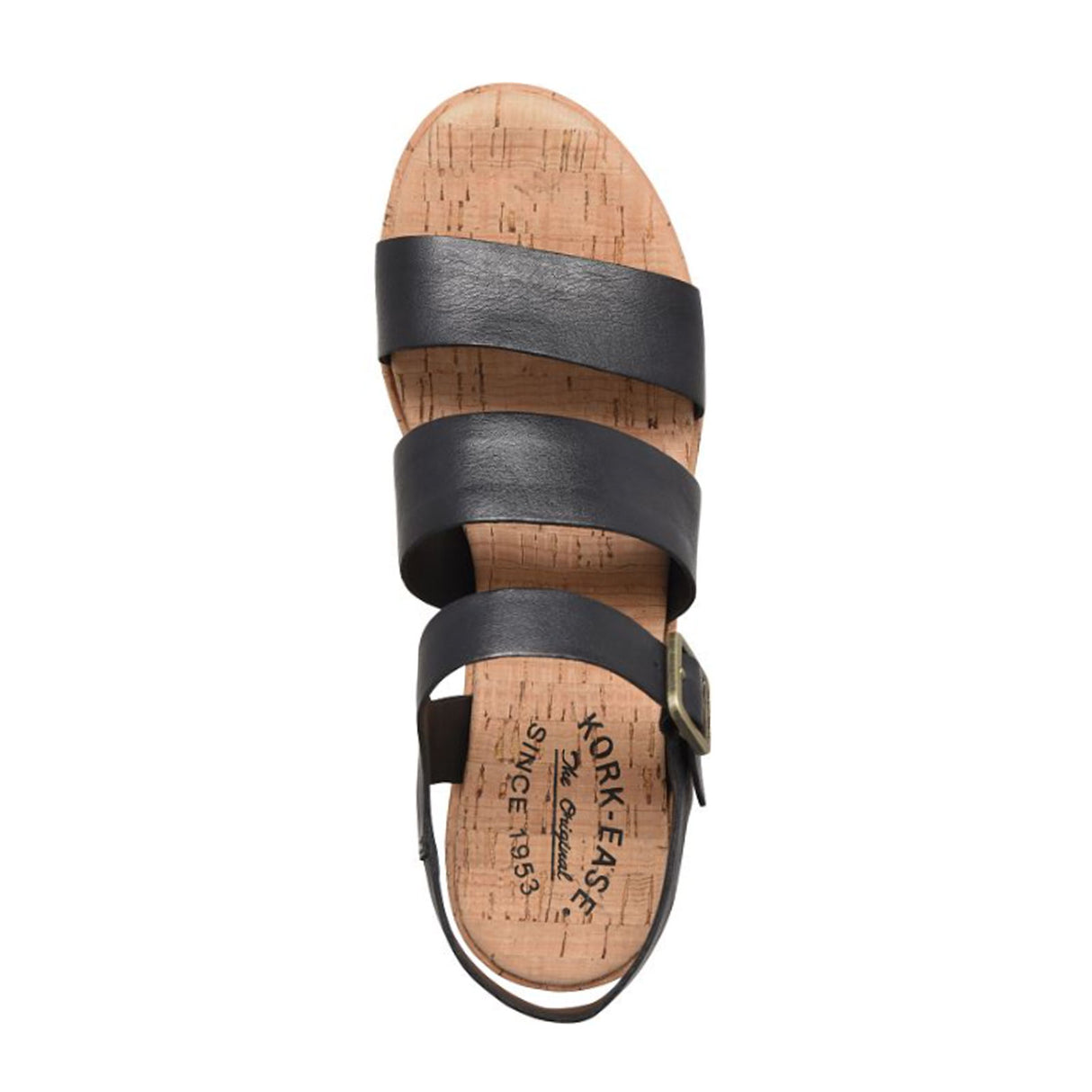 Kork-Ease Tish Wedge Sandal (Women) - Black Sandal - Heel/Wedge - The Heel Shoe Fitters