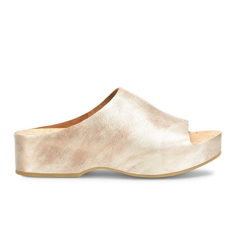 Kork-Ease Yazmin Slide Sandal (Women) - Light Gold Sandals - Slide - The Heel Shoe Fitters