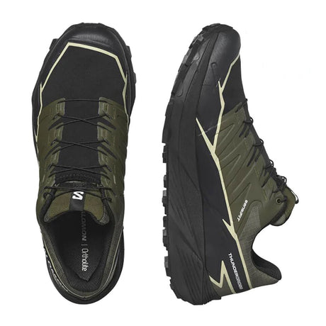 Salomon Thundercross GTX Trail Running Shoe (Men) - Olive Night/Black/Alfalfa Athletic - Running - Trail - The Heel Shoe Fitters