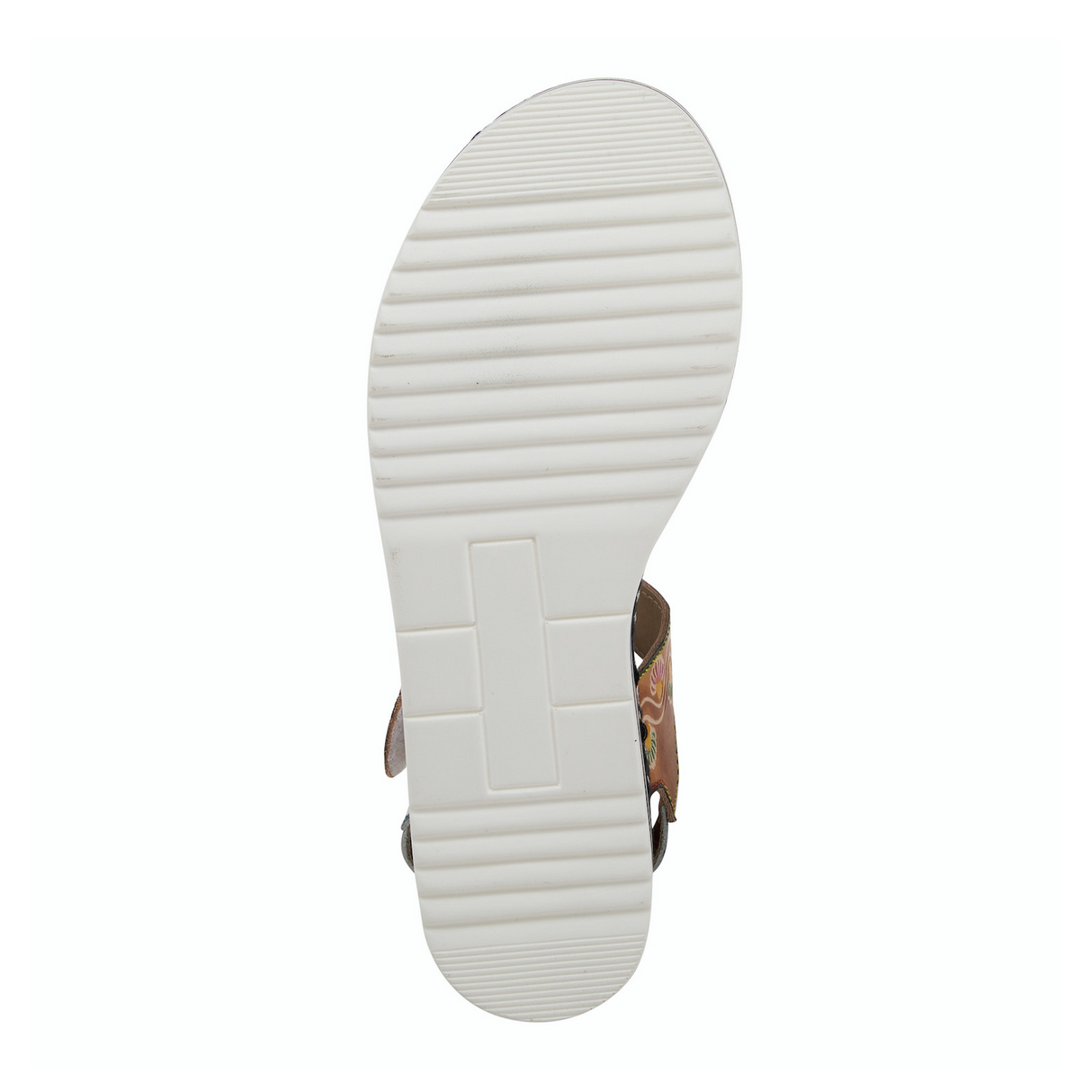 L'Artiste Laga Platform Sandal (Women) - White Multi Sandal - Backstrap - The Heel Shoe Fitters