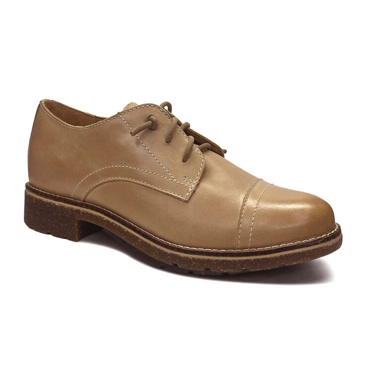 Aetrex Gina Oxford (Women) - Chai Dress-Casual - Oxford - The Heel Shoe Fitters