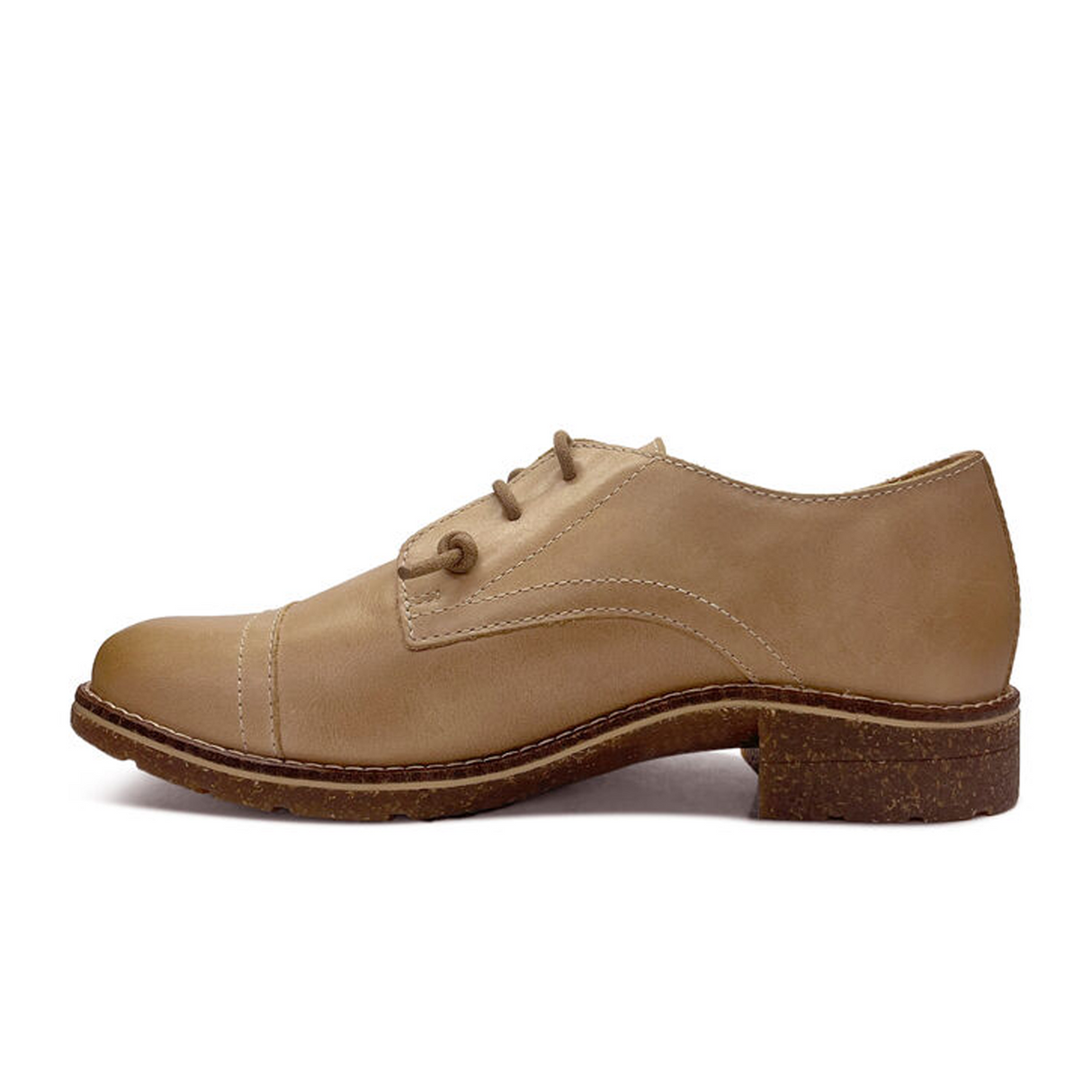 Aetrex Gina Oxford (Women) - Chai Dress-Casual - Oxford - The Heel Shoe Fitters