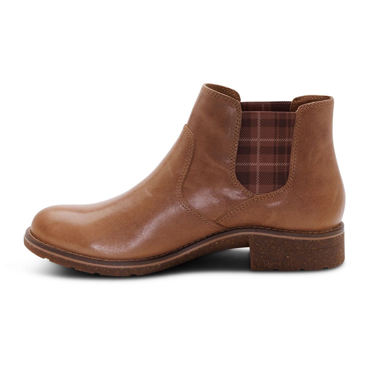 Aetrex Kaylee Chelsea Boot (Women) - Tan Boots - Casual - Low - The Heel Shoe Fitters