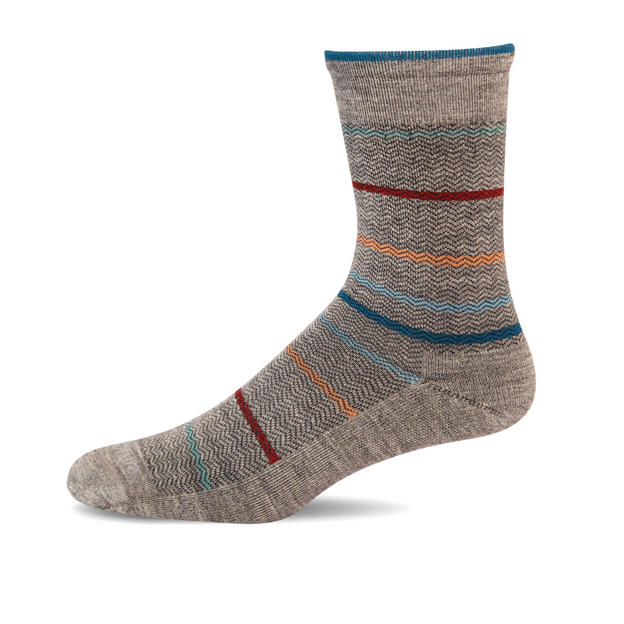 Sockwell Herringbone Stripe Crew Sock (Men) Accessories - Socks - Lifestyle - The Heel Shoe Fitters