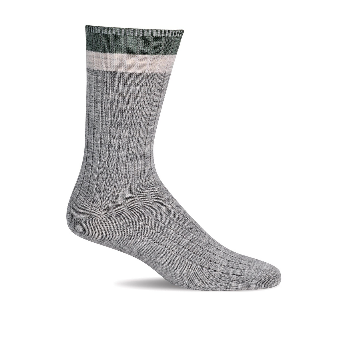 Sockwell Lake Side Crew Sock (Men) - Light Grey
